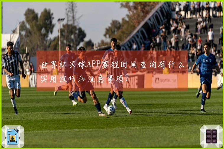 世界杯买球APP赛程时间查询有什么实用技巧和注意事项？